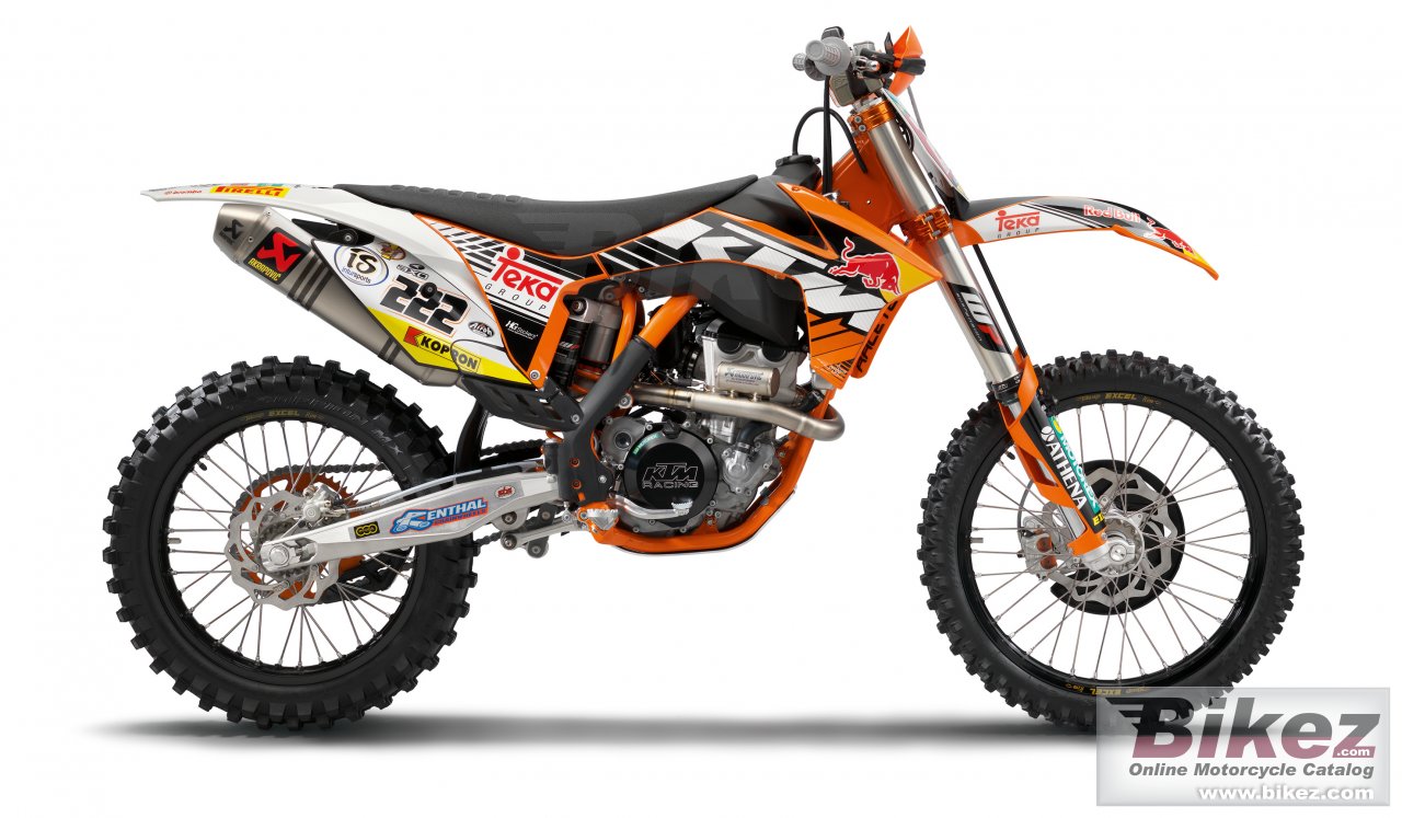 Big KTM 350 sx-f cairoli edition picture and wallpaper from Bikez.com